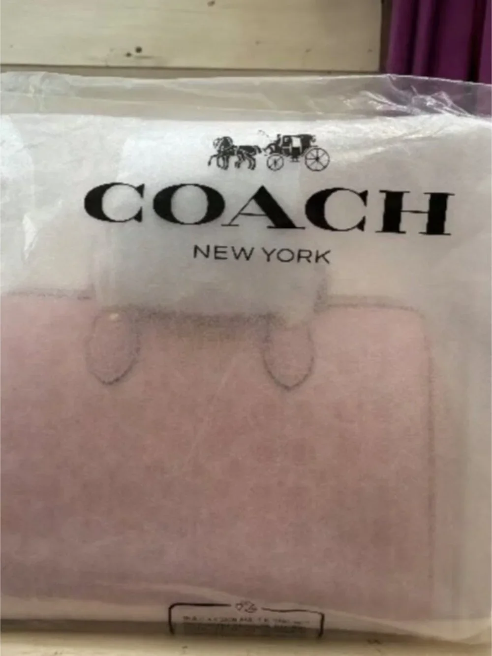 🍇NWT Coach Large Rowan CA077 Powder Pink.🍇 - Picture 9 of 9